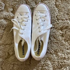 white low top converse